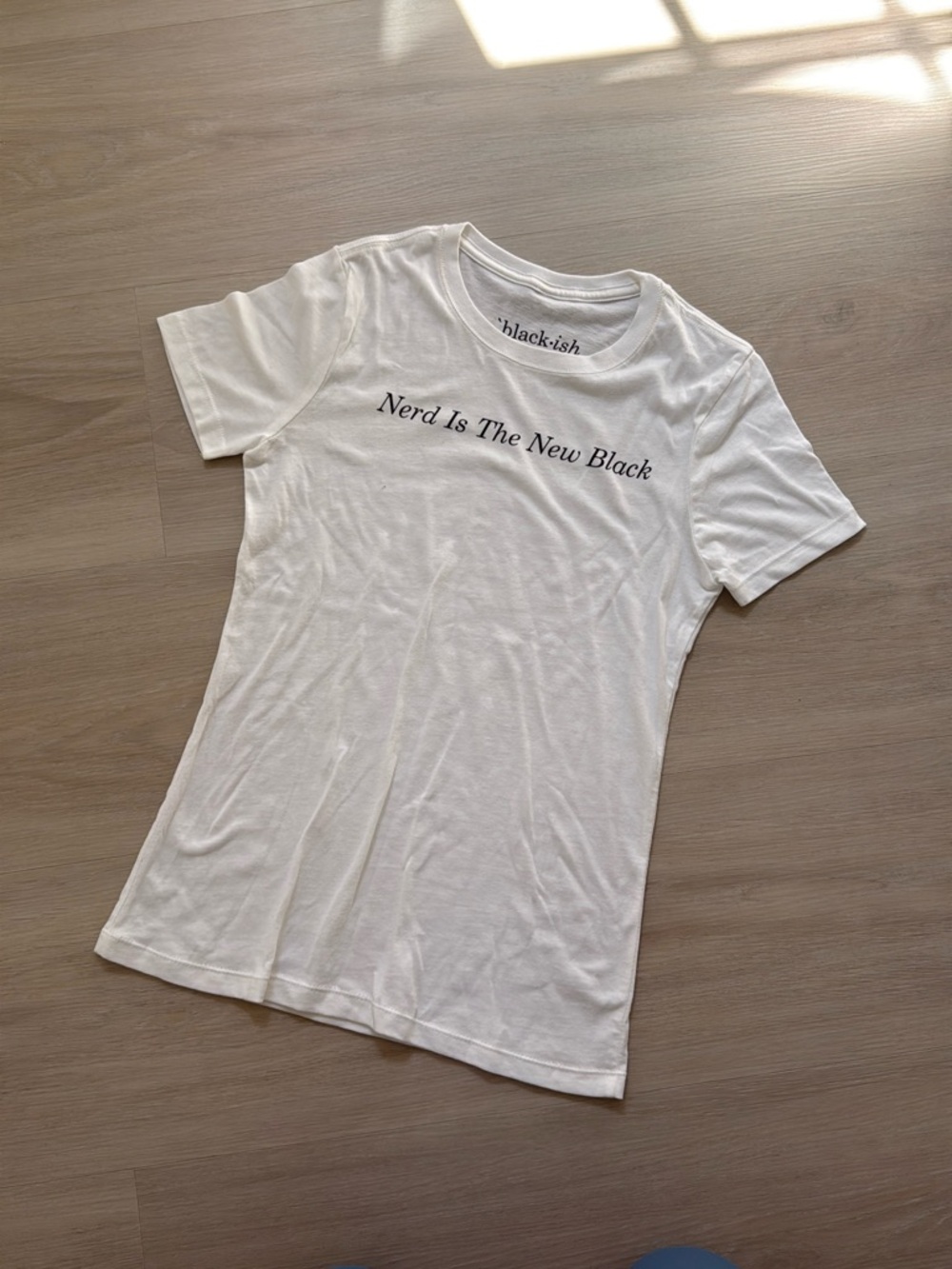 black-ish "Nerd Is The New Black" White Graphic Tee